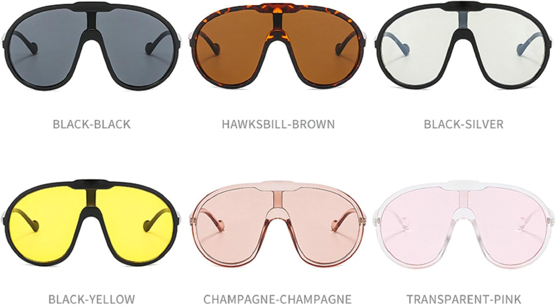 Amazon.com: Oversized One Piece Sunglasses For Women Men Fashion